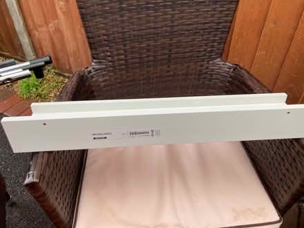 Photo of free White IKEA Mosslanda shelf (Stubbington PO14) #3