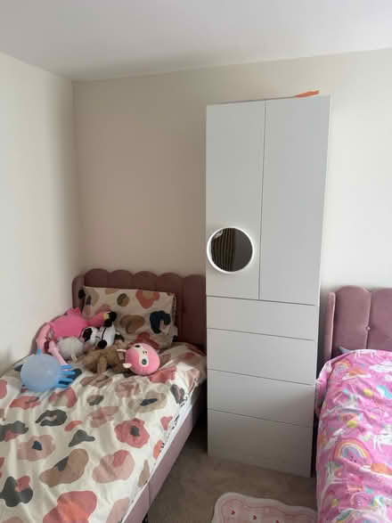 Photo of free 2 pink bed (Hayes) #1