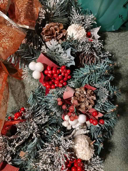 Photo of free Holiday wreath (Odenton) #3