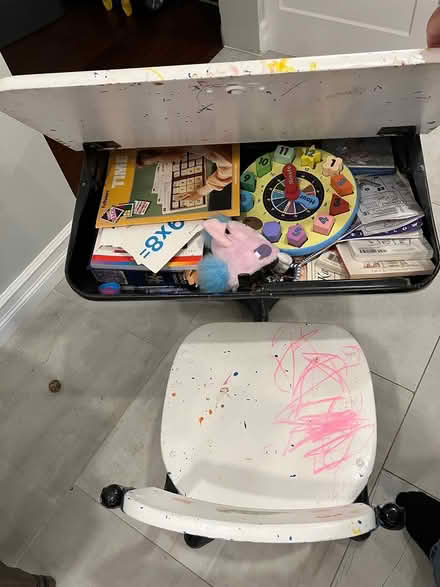 Photo of free Vintage child's study desk (southeast Oakville) #2