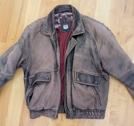 Photo of free Men's Leather Bomber Jacket (Davis Square) #1