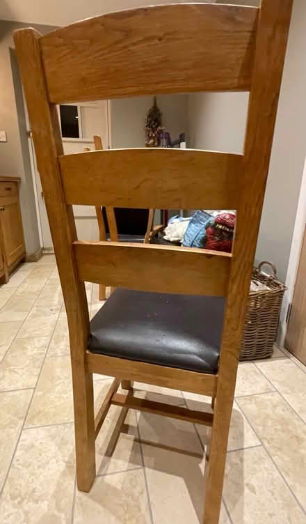 Photo of free Solid wood dining chairs x 6 (Great Bromley CO7) #2