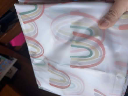 Photo of free Clear + Rainbow shower curtain (Somerville) #1