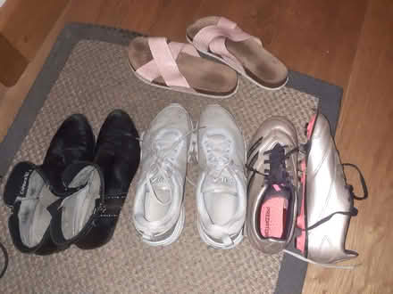 Photo of free Shoes size adult 5 - sandals, trainers and black boots (South Heighton BN9) #1