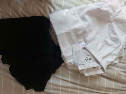 Photo of free Short sleeve white shirts and black trousers. (Oldfield Park BA2) #1