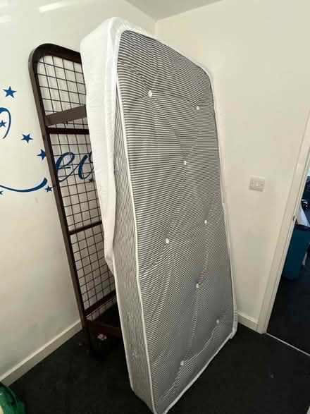 Photo of free Single Metal Bed Frame & Mattress (Blackbird Leys OX4) #1