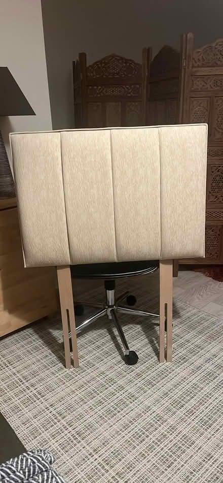 Photo of free Single divan bed headboard fabric (Abingdon OX14 3) #1