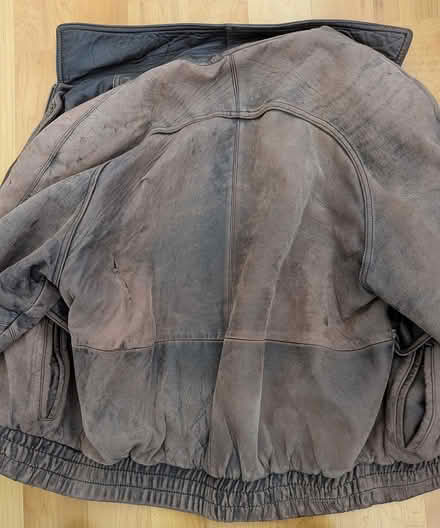 Photo of free Men's Leather Bomber Jacket (Davis Square) #2