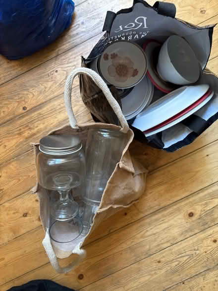 Photo of free Plates bowls jars glasses (Cambridge Heath E9) #1