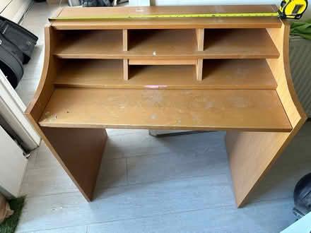 Photo of free Wooden Desk with Shelving (headington OX3) #1