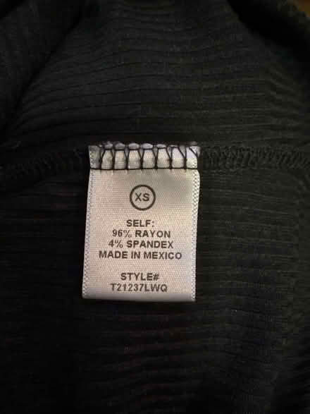 Photo of free XS Black One Shoulder Bodysuit (Clason Point Bronx NY) #2