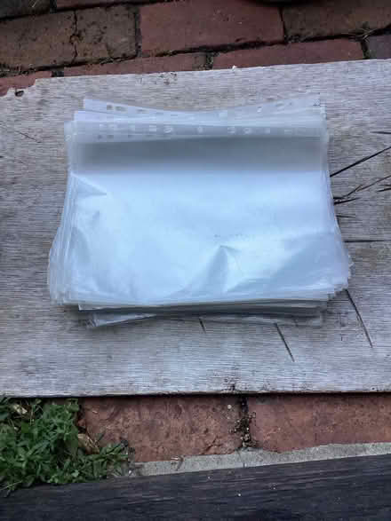Photo of free Plastic A4 file sleeves (AKA ‘slippery fish’) (Steyning BN44) #1