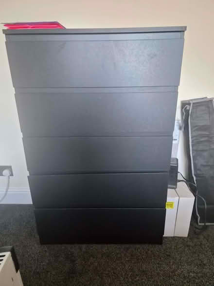 Photo of free Black 5 drawer sets (Stanton Hill NG17) #1