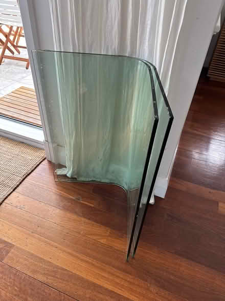 Photo of free Pair of glass curved table legs (Mount Hawthorn) #1