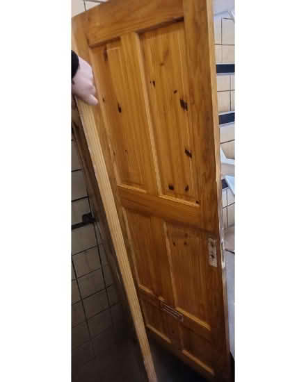 Photo of free 2 pine doors (City College area NR2) #3