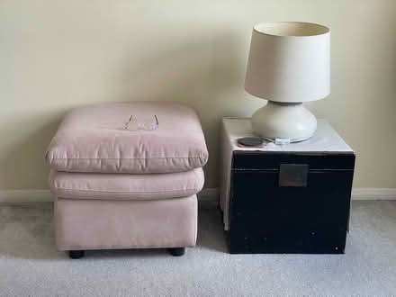 Photo of free “Dusty pink” large bouncy Pouffe (Rochester ME1) #4