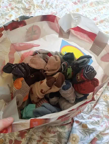 Photo of free Big bag of kids socks and pants (Bricknells Meadow OX28) #1