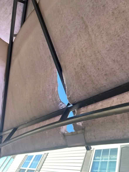 Photo of free Brown Gazebo (needs to topping) (Edison, NJ) #3