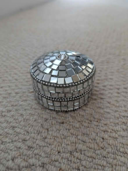 Photo of free Small silver/ mirrored tin (Earlsdon, CV5) #1