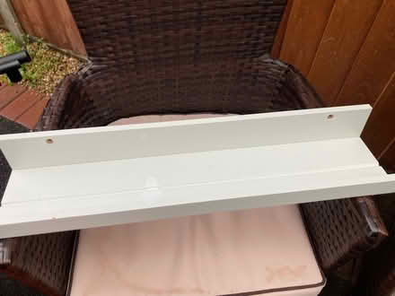 Photo of free White IKEA Mosslanda shelf (Stubbington PO14) #2