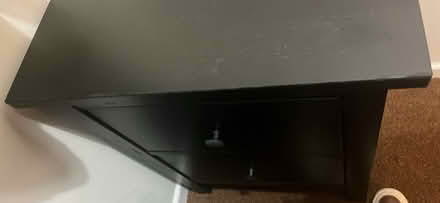 Photo of free IKEA black bedside table (Abingdon OX14 3) #1