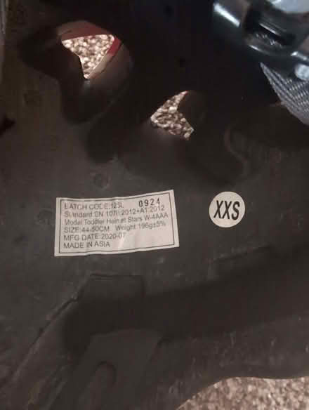 Photo of free xxs kids bike helmet (Penrith CA11) #2