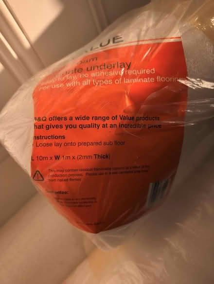 Photo of free Laminate underlay (new and used) (Ladywell SE13) #3