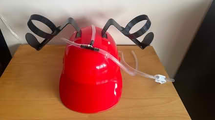 Photo of free Drinking Helmet with Can Holders (Redwood Shores library) #1