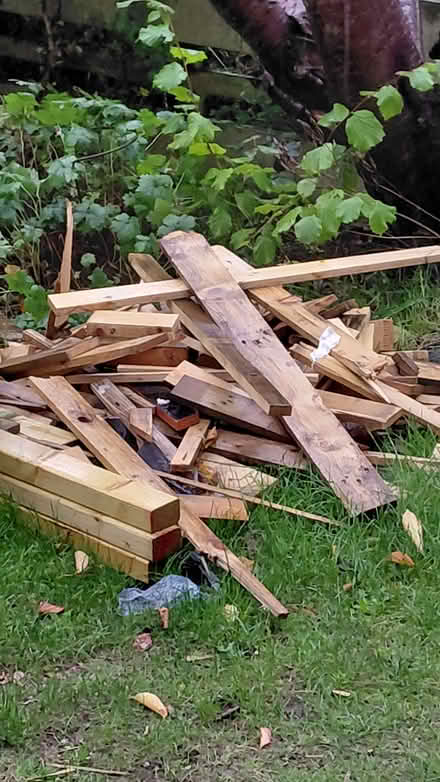 Photo of free Old pallet wood suitable for bonfire/ fireplace burning only (Wallands Park BN7) #1