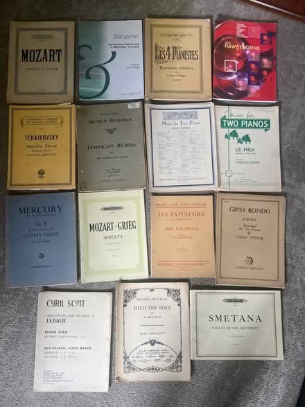 Photo of free Job lot of sheet music for two pianos (Latchford WA4) #1