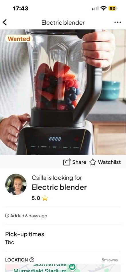 Photo of Food processor/Blender (Gorgie road EH11) #1