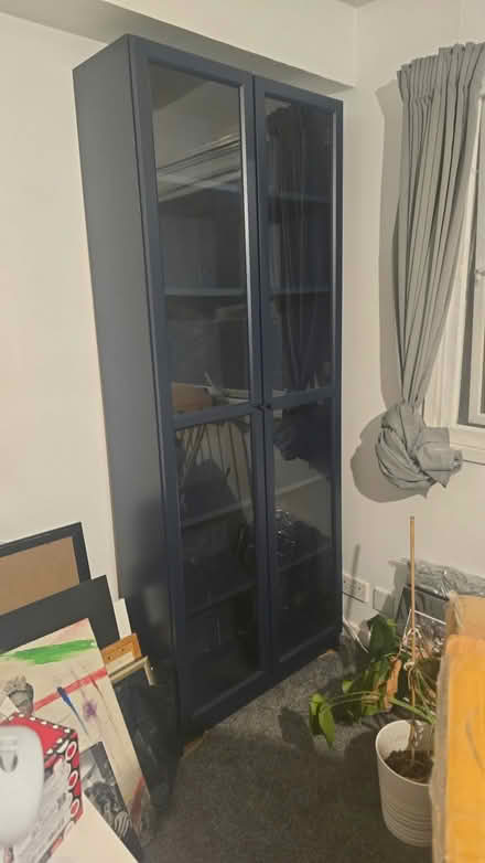 Photo of free Lovely Ikea bookshelf w. glassdoors (Lewes, BN7) #1