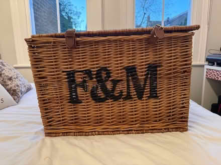 Photo of free Large wicker basket (Wimbledon Park SW19) #1