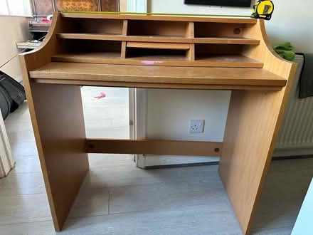 Photo of free Wooden Desk with Shelving (headington OX3) #2