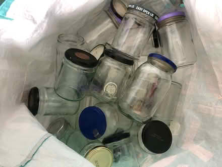 Photo of free bag of various glass jars (Sedlescombe Street TN33) #1