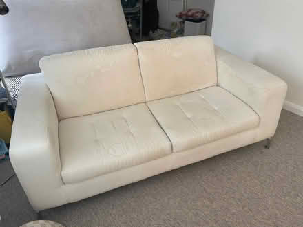 Photo of free Natuzzi Ivory 2-seater sofa (Tolworth KT6) #1