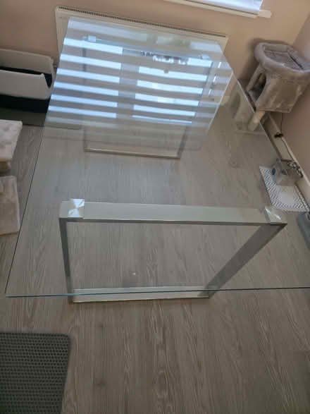 Photo of free Debenhams Temprered Glass dining table (Braunstone LE3) #3