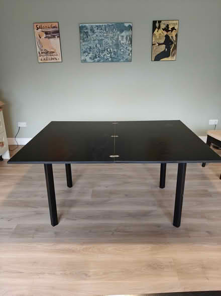Photo of free Black Folding Leaf Tables & Chairs (OX14 Long Wittenham) #3