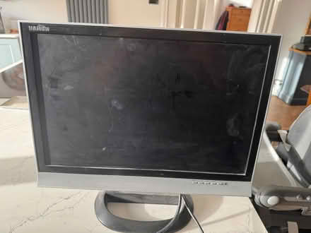 Photo of free Computer Flat Screen & Cables (Dean Row SK9) #1