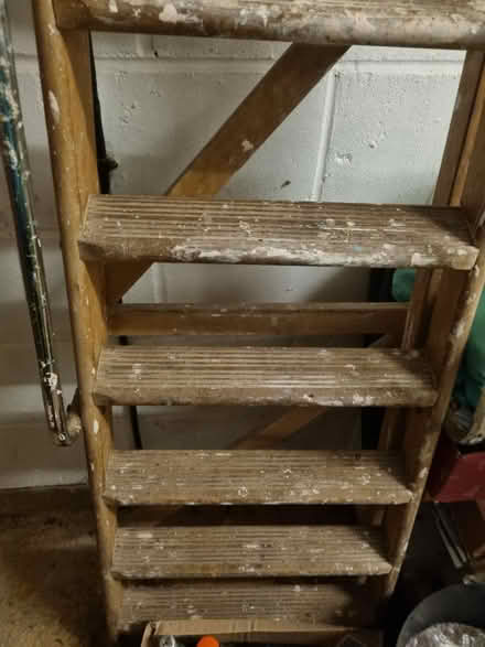 Photo of free Wooden step ladder (Tetbury GL8) #2