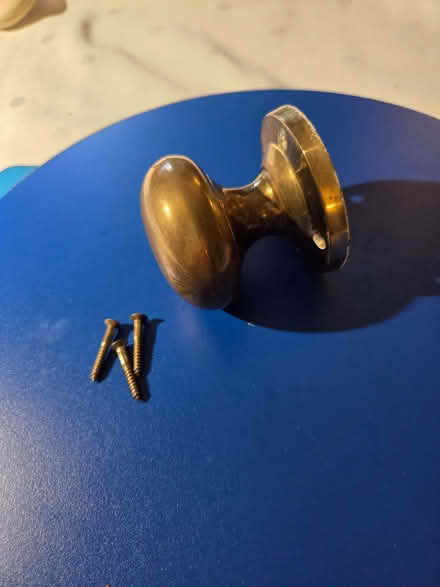 Photo of free Bun shaped brass door knob (Freshford BA2) #2
