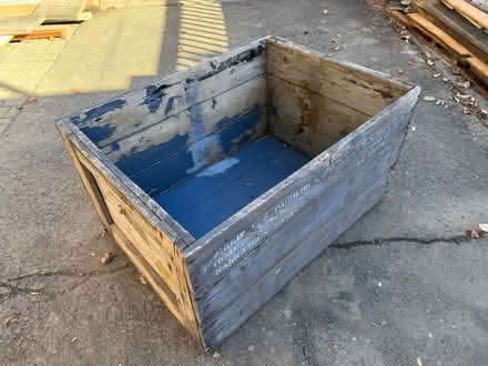 Photo of free Heavy duty wooden box (no lid) (Alta Vista) #1