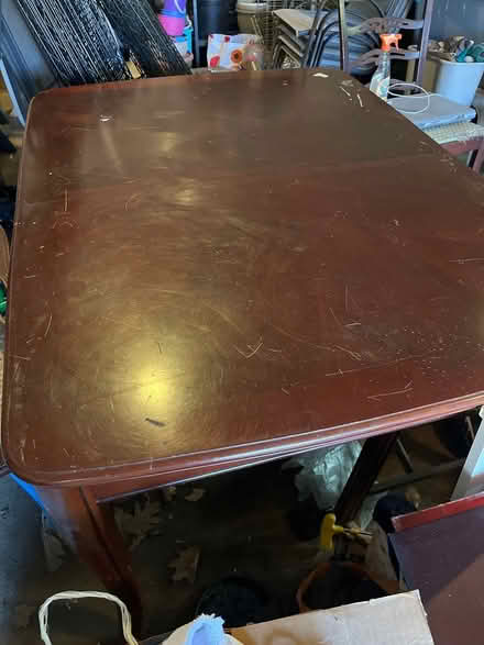 Photo of free Antique table and four chairs (Oradell) #3