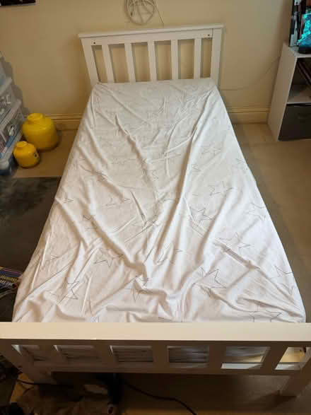 Photo of free Single bed and mattress (Ashford Middlesex) #1