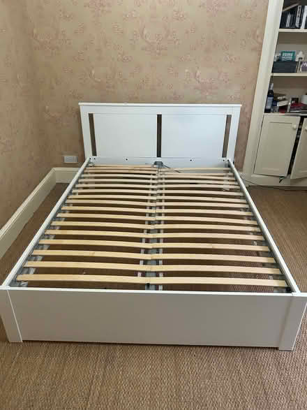 Photo of free King size bed frame (Roseburn EH12) #1