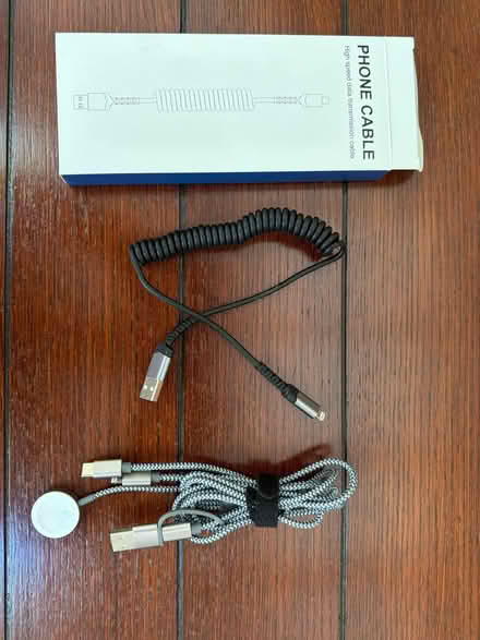 Photo of free iPhone/iWatch Cables-Various (Near Wootton High School) #1