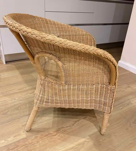 Photo of free Natural Beige Wicker Armchair (Ballumbie DD5) #2