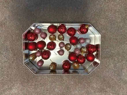 Photo of free Christmas tree baubles and 2 sets of Lights (New Oscott B73) #2