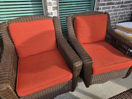 Photo of free 2 outdoor chairs (Rockwall) #1