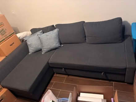 Photo of free IKEA l shape sofa bed (Somerville Ma) #1